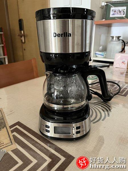 Derlla美式咖啡机AW-200S，家用全半自动小型现煮滴漏咖啡粉壶插图2