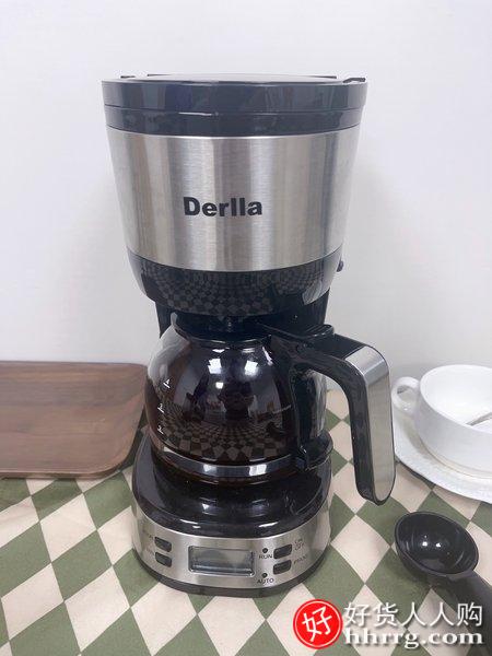 Derlla美式咖啡机AW-200S，家用全半自动小型现煮滴漏咖啡粉壶插图3