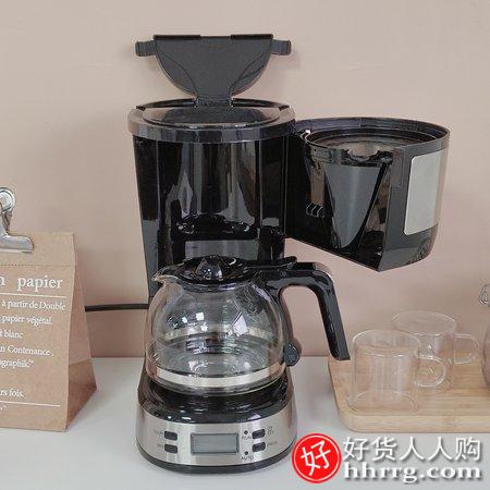Derlla美式咖啡机AW-200S，家用全半自动小型现煮滴漏咖啡粉壶插图4