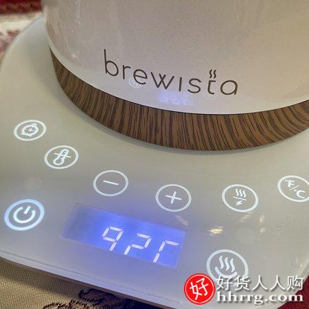 Brewista手冲咖啡壶，家用不锈钢细长嘴电热水壶泡茶温控壶插图2
