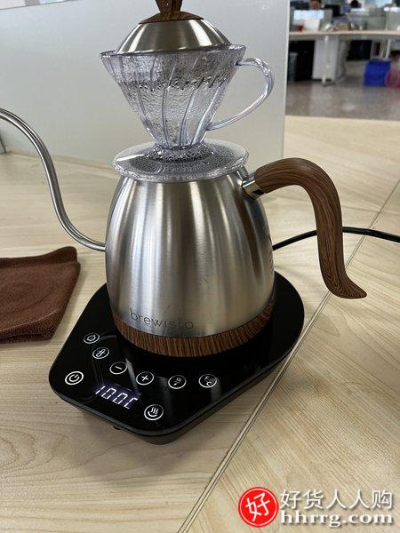Brewista手冲咖啡壶，家用不锈钢细长嘴电热水壶泡茶温控壶插图4