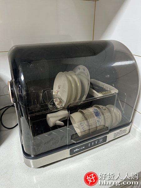小熊消毒碗柜ZTD50-A40Q5，台式免沥水烘干紫外线奶瓶消毒机插图1
