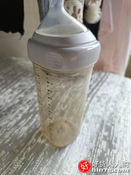 Hegen新生儿宽口奶瓶，PPSU婴儿仿母乳防呛防胀气耐摔插图1