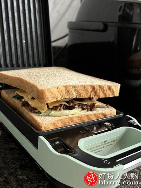 Srue西松三明治早餐机SHBS-131，加厚封边吐司烤面包机华夫饼插图4