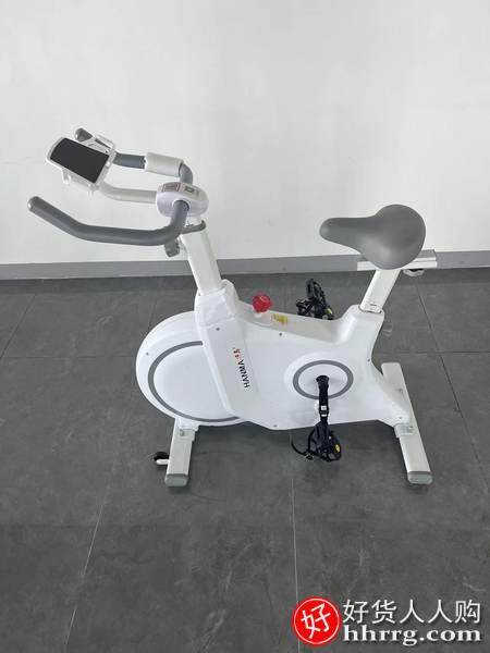 汗马磁控智能动感单车518，家用室内mini健身车运动自行车插图2
