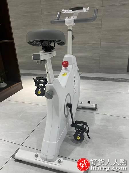 汗马磁控智能动感单车518，家用室内mini健身车运动自行车插图3