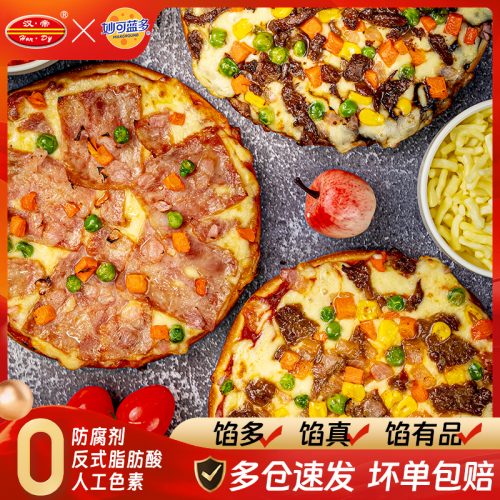 汉帝 加热即食成品披萨 190g*6盒