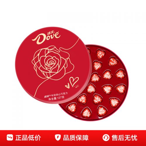 Dove 德芙 玫瑰恋语巧克力礼盒 24粒 127g