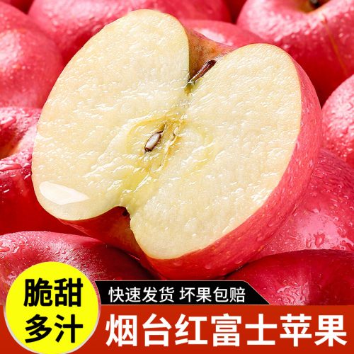 宏辉果蔬 盒马同款 烟台红富士苹果10斤（果径80-85mm）
