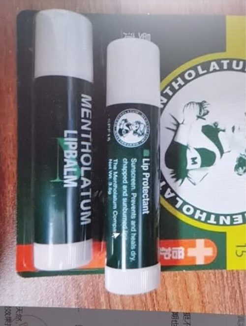 曼秀雷敦修护润唇膏，薄荷味3.5g防晒唇膏Mentholatum-2
