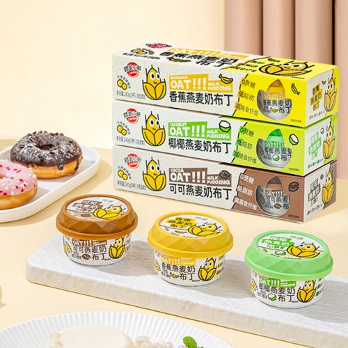 蜡笔小新 燕麦奶布丁 240g*3盒-1 蜡笔小新 燕麦奶布丁 240g*3盒-1