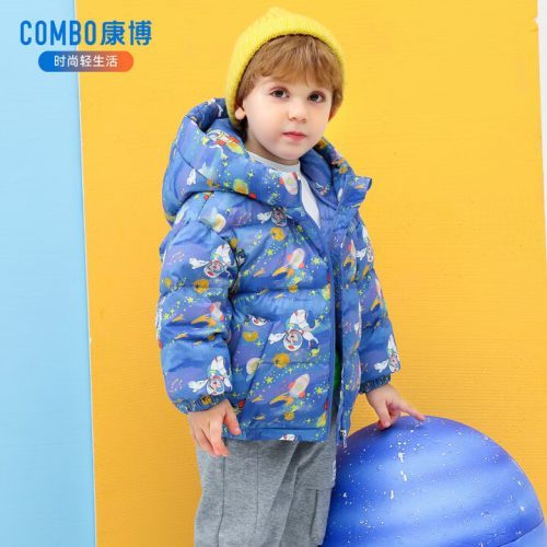 波司登 Combo 康博 90绒小童男宝宝保暖连帽 羽绒服（90-130码）