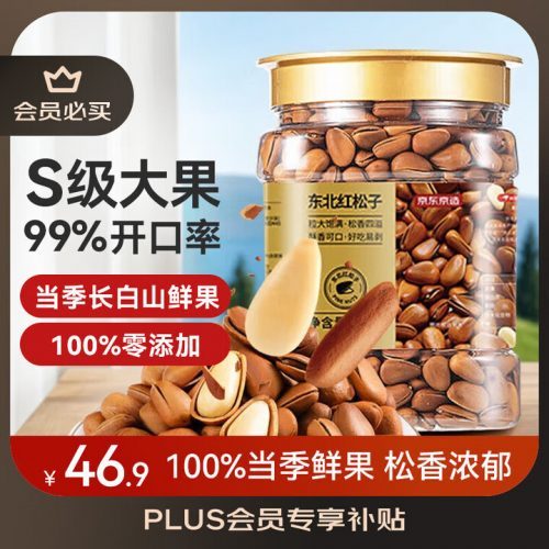 京东京造 东北红松开口松子500g-1 京东京造 东北红松开口松子500g-1