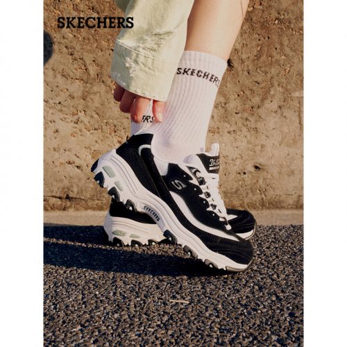 Skechers 斯凯奇 D'LITES系列 女子经典熊猫鞋老爹鞋 11959