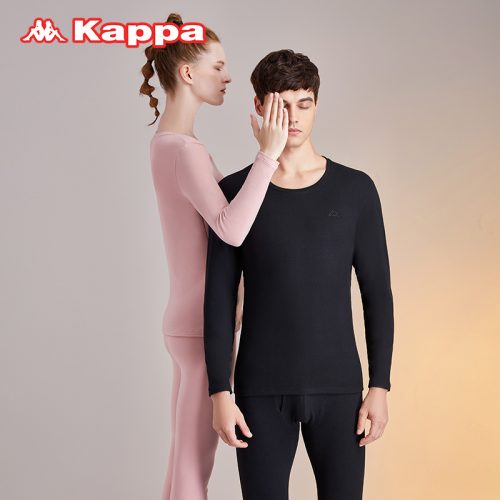 Kappa 情侣氨基酸阳离子植绒保暖内衣套装 KP2C02/04 4色