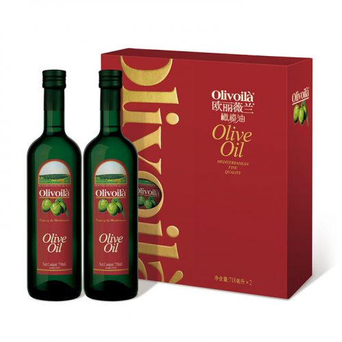 Olivoilà 欧丽薇兰 纯正橄榄油礼盒装718mL*2瓶
