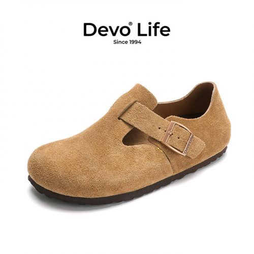 Devo Life 的沃 情侣款包头勃肯鞋 66008