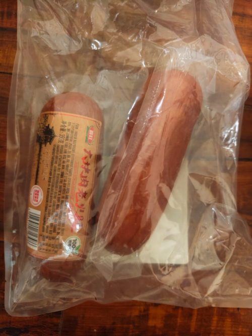 喜旺大块肉老火腿350g*2 山东特产下酒菜火腿肠-2