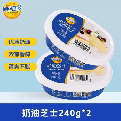 妙可蓝多 动物奶油奶酪芝士 奶油芝士240g*2