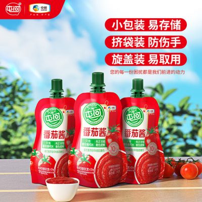 中粮 屯河 纯番茄酱 挤挤装100g*5袋